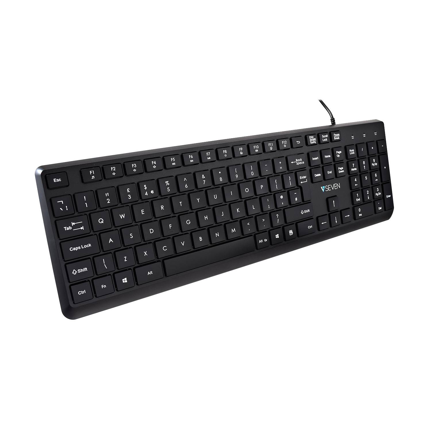 Rca Informatique - image du produit : USB PRO KEYBOARD UK QWERTY UK ENGLISH LASERED KEYCAP