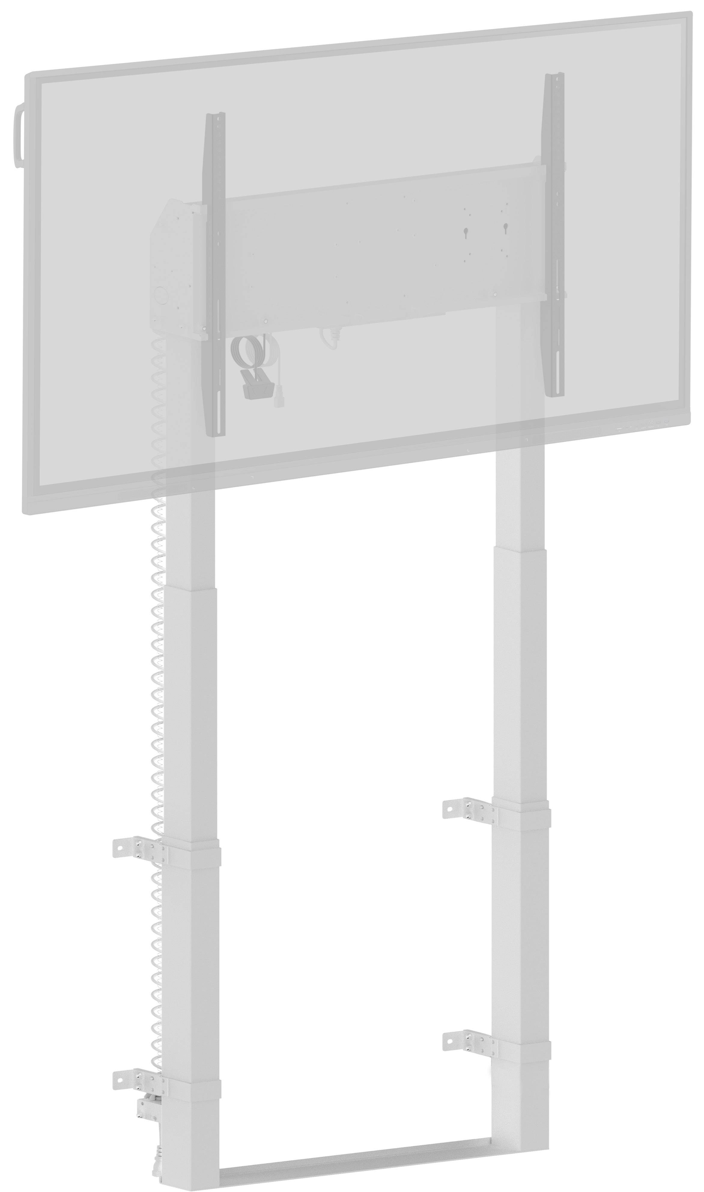 Rca Informatique - image du produit : SINGLE COLUMN ELECTRIC LIFT FOR SCREENS UP TO 98IN 120KG