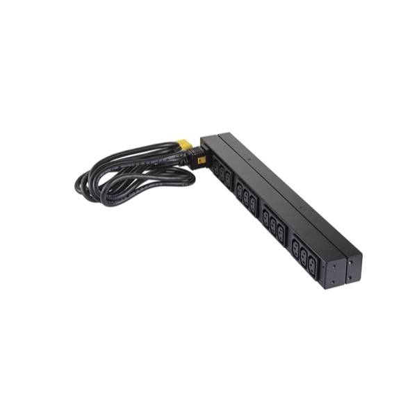 Rca Informatique - image du produit : RACK PDU BASIC 1U 16A 208/230V (12) C13