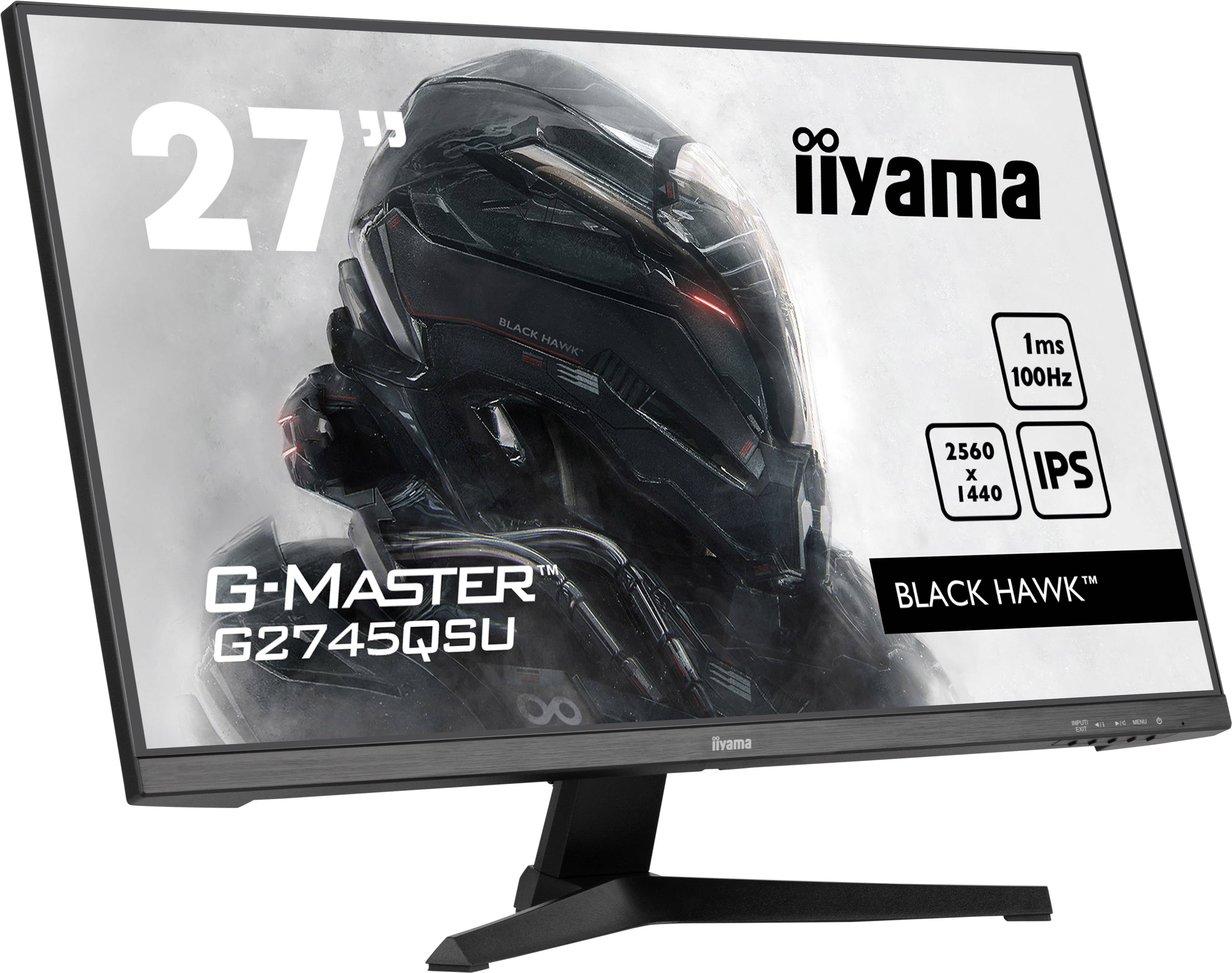 Rca Informatique - image du produit : G2745QSU-B1 27IN IPS WQHD 100HZ 250CD/1MS/HDMI/DP/2USB HUB