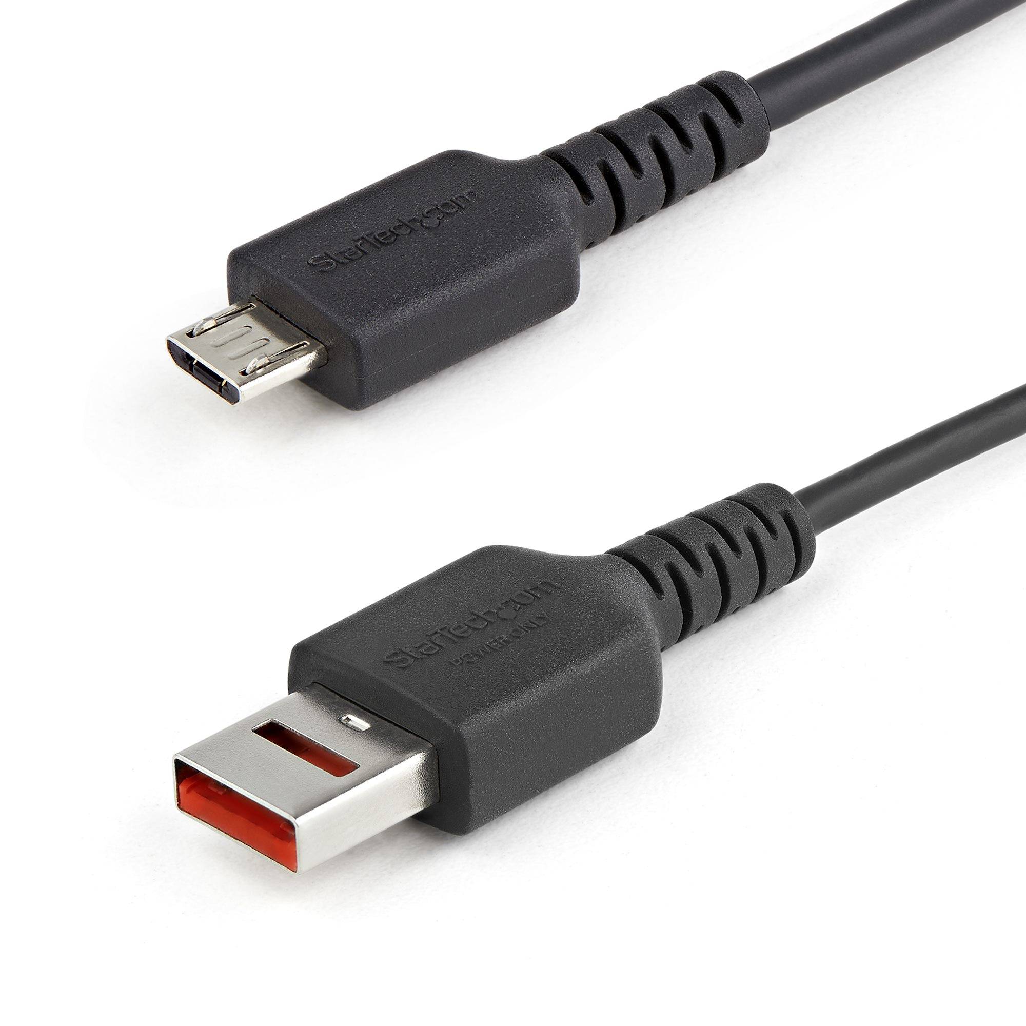 Rca Informatique - image du produit : 1M SECURE CHARGING CABLE- USB-A TO MICRO USB DATA BLOCKER