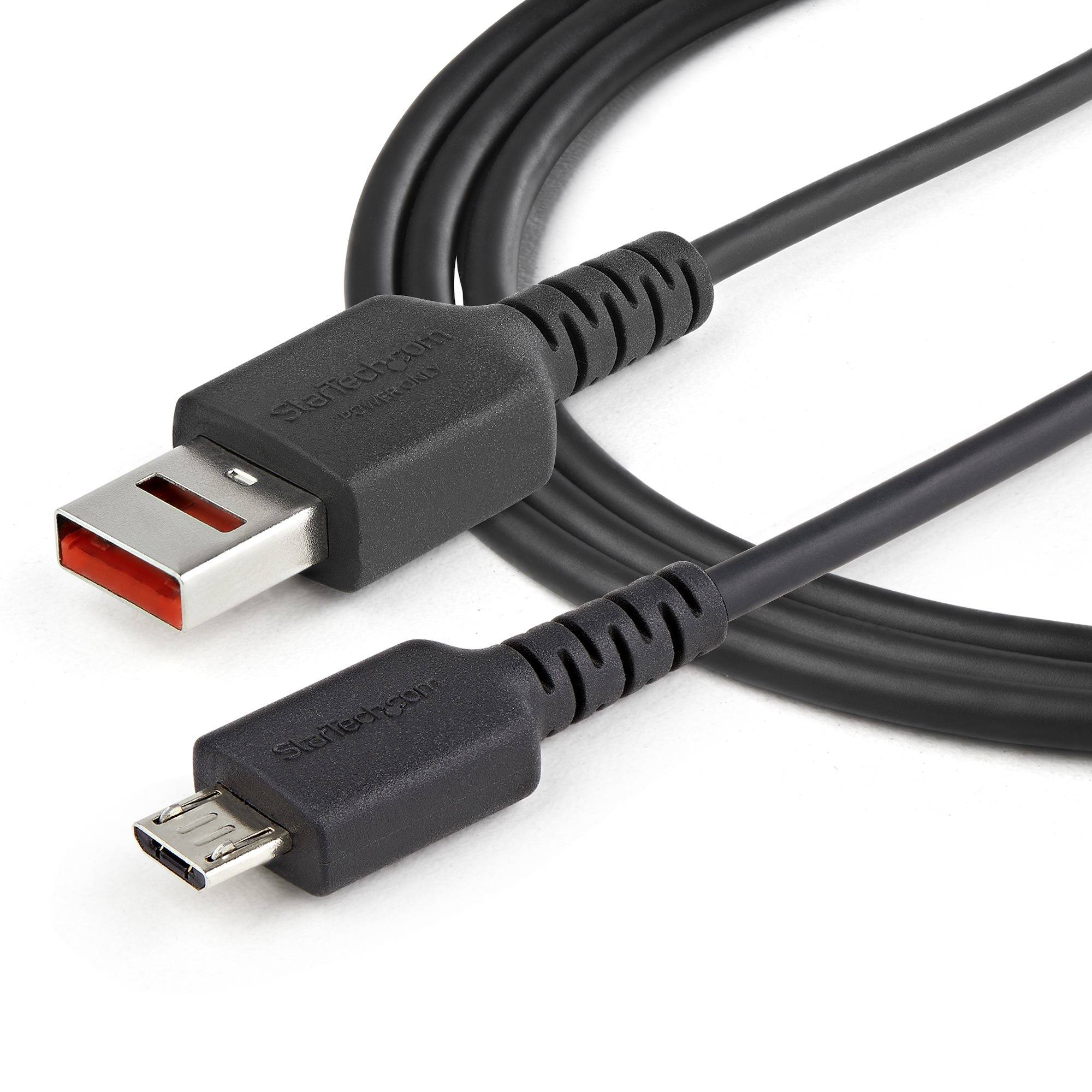 Rca Informatique - image du produit : 1M SECURE CHARGING CABLE- USB-A TO MICRO USB DATA BLOCKER