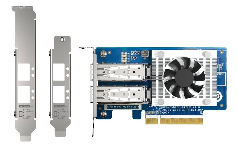 Rca Informatique - image du produit : 2 PORT SFP28 25GBE NW EXP CARD LOWPROFILE FORMFACT PCIEGEN4 X8