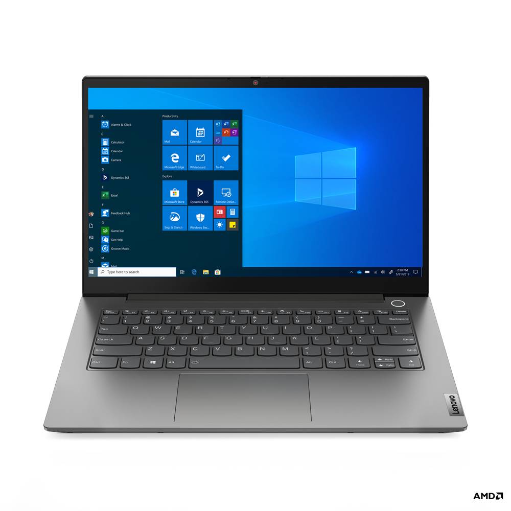 Rca Informatique - image du produit : THINKBOOK 14 RYZEN 3 5300U 256GB 8GB 14IN NOOD W10P