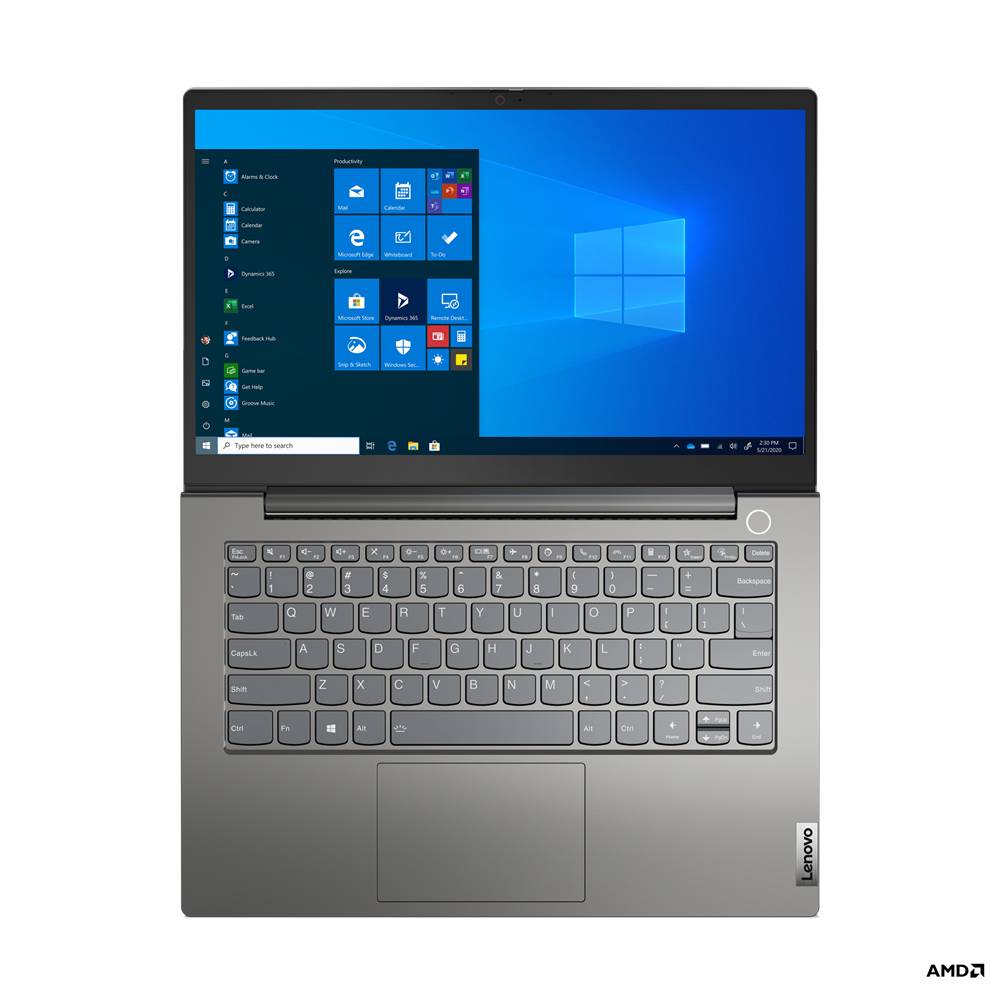 Rca Informatique - image du produit : THINKBOOK 14 RYZEN 3 5300U 256GB 8GB 14IN NOOD W10P