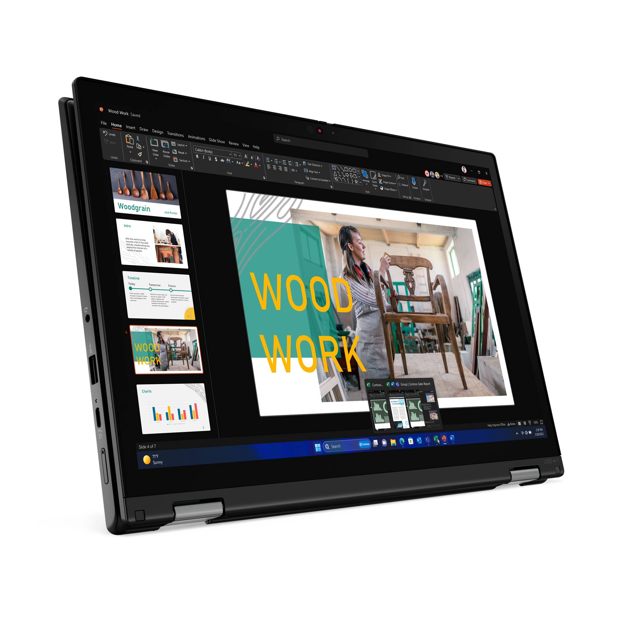 Rca Informatique - image du produit : THINKPAD L13 2IN1 ULTRA 7 155U 512GB 16GB 13IN NOOD W11P