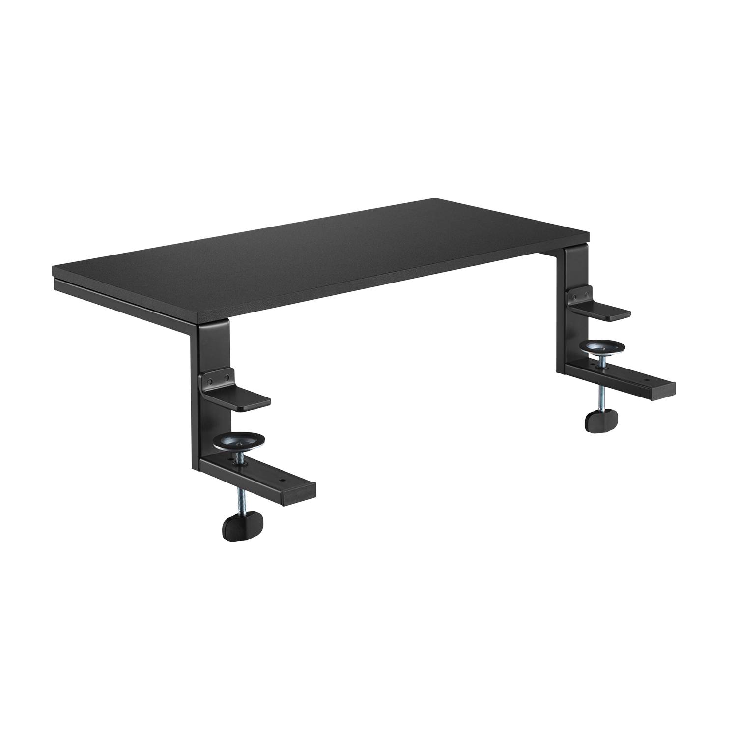 Rca Informatique - image du produit : DESKTOP MONITOR RISER STAND 3-IN-1 FREESTAND/CLAMP OR SHELF