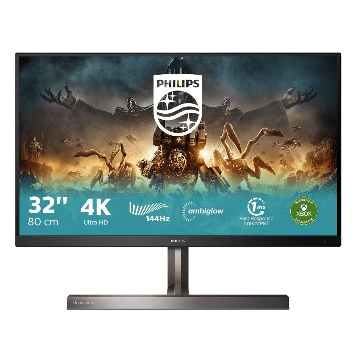 Rca Informatique - Image du produit : MONITOR 32IN 4K 144HZ IPS 3HDMI DP USB-C 5WX2 DTS 130M