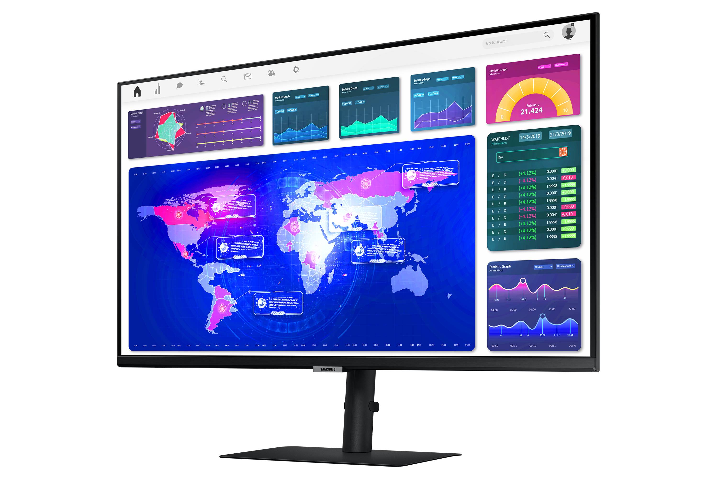 Rca Informatique - image du produit : SAMSUNG S32A600 32IN BEZELLESS 16:9 WIDE 2560X1440 VA 4MS HDR10