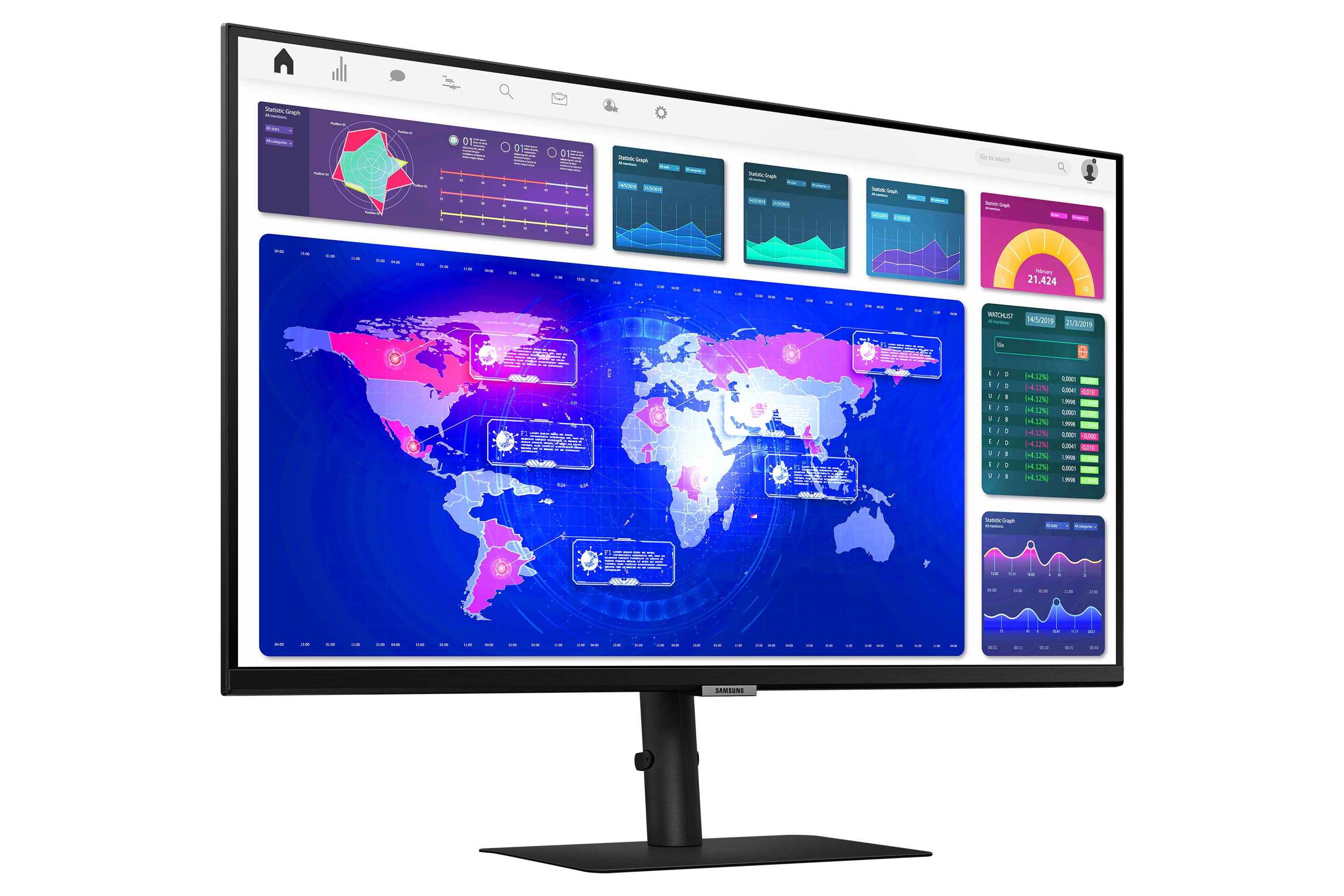 Rca Informatique - image du produit : SAMSUNG S32A600 32IN BEZELLESS 16:9 WIDE 2560X1440 VA 4MS HDR10