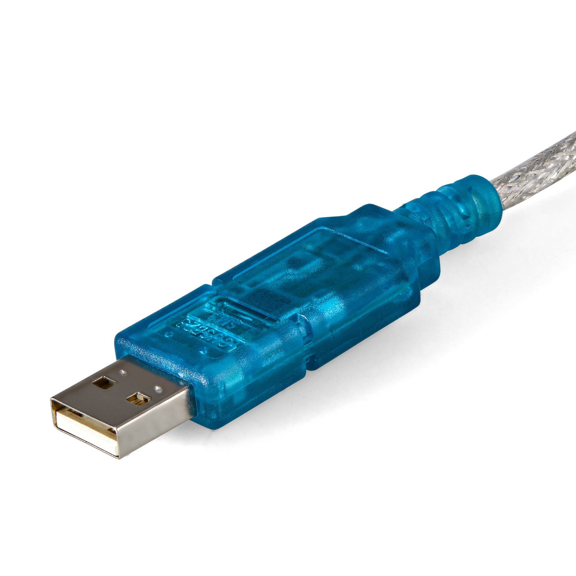 Rca Informatique - image du produit : USB TO SERIAL ADAPTER CABLE USB TO RS232 DB9 M/M