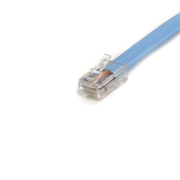 Rca Informatique - image du produit : CABLE ROLLOVER CONSOLE CISCO - ETHERNET RJ-45 - M/M - 18 M