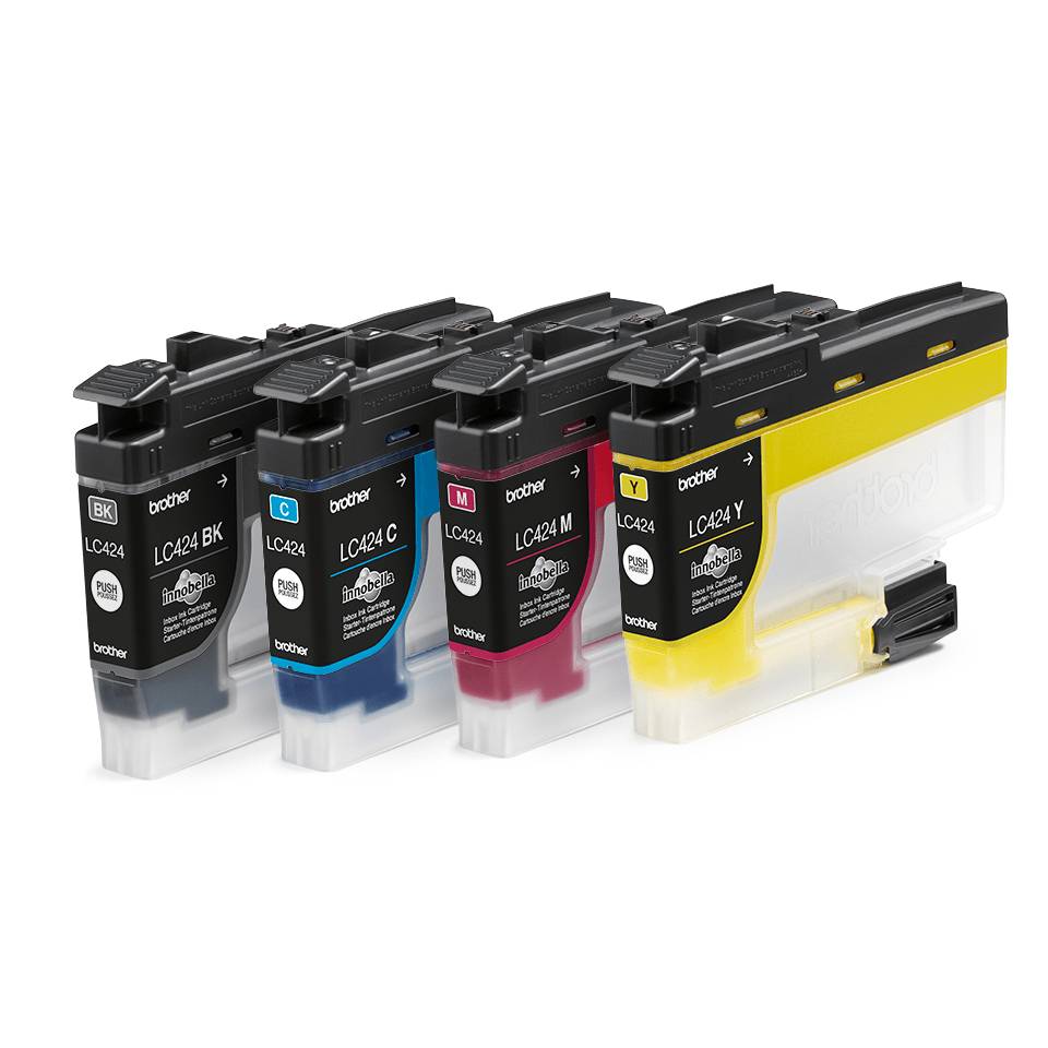 Rca Informatique - image du produit : LC424VAL BLACK CYAN MAGENTA AND YELLOW INK CARTRIDGES MULTIPACK.