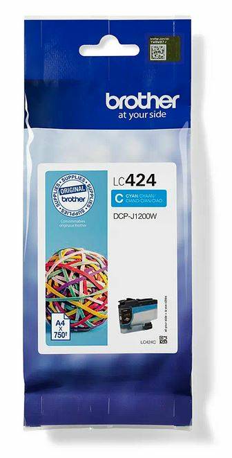 Rca Informatique - Image du produit : LC424C CYAN INK CARTRIDGE - SINGLE PACK. PRINTS ABOUT 750 PA