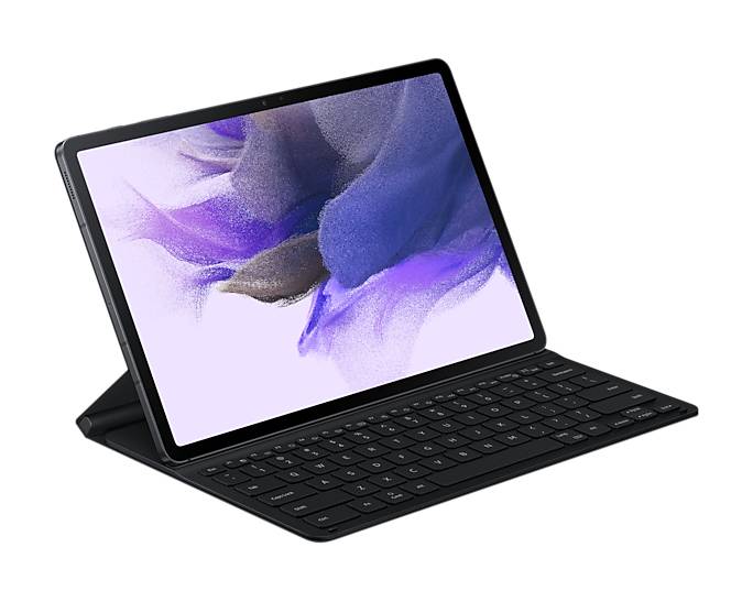 Rca Informatique - image du produit : TAB S7+ / TAB S7FE BLACK BOOKCOVER KEYBOARD