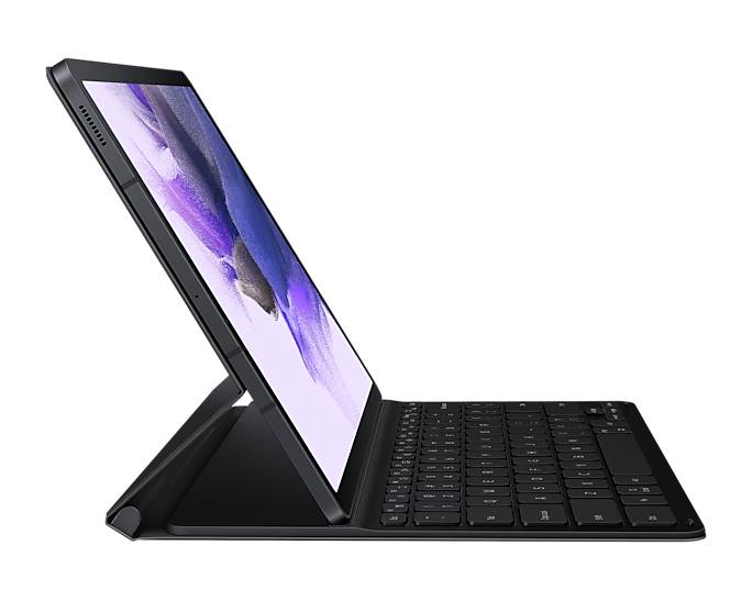 Rca Informatique - image du produit : TAB S7+ / TAB S7FE BLACK BOOKCOVER KEYBOARD