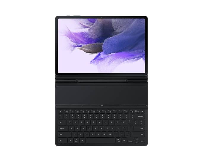 Rca Informatique - image du produit : TAB S7+ / TAB S7FE BLACK BOOKCOVER KEYBOARD