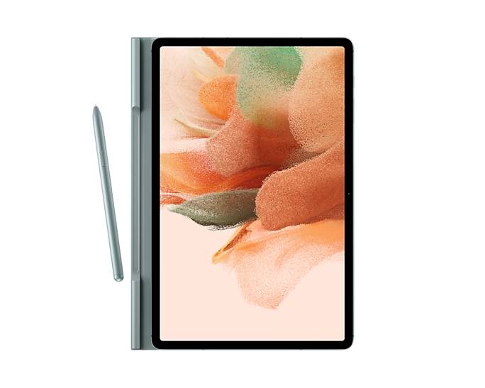 Rca Informatique - image du produit : TAB S7+ / S7+ FE LIGHT GRE BOOK COVER