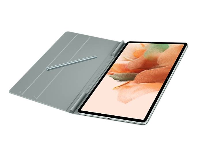 Rca Informatique - image du produit : TAB S7+ / S7+ FE LIGHT GRE BOOK COVER