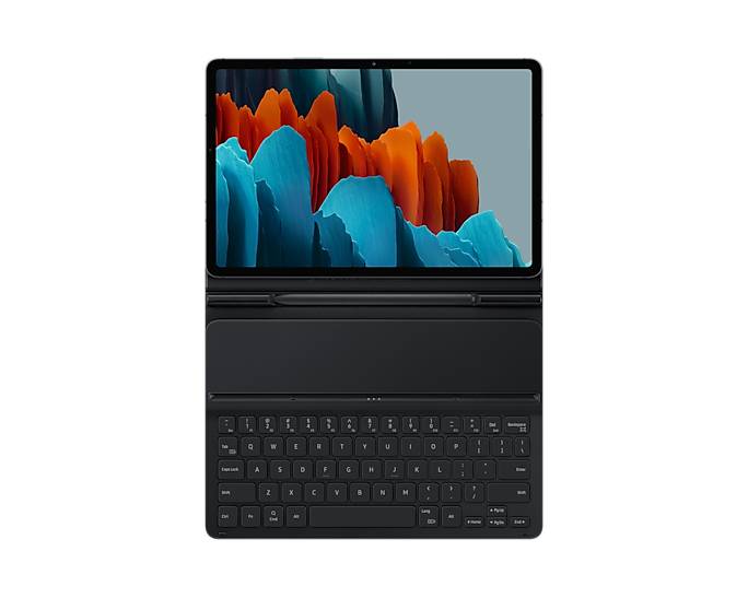 Rca Informatique - image du produit : TAB S7 BLACK BOOKCOVER KEYBOARD