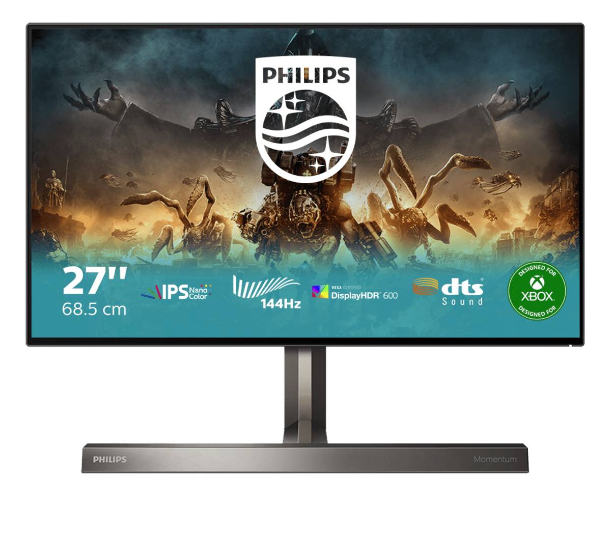 Rca Informatique - image du produit : MONITOR 27IN 4K 144HZ IPS 3HDMI DP USB-C 5WX2+DTS 130M