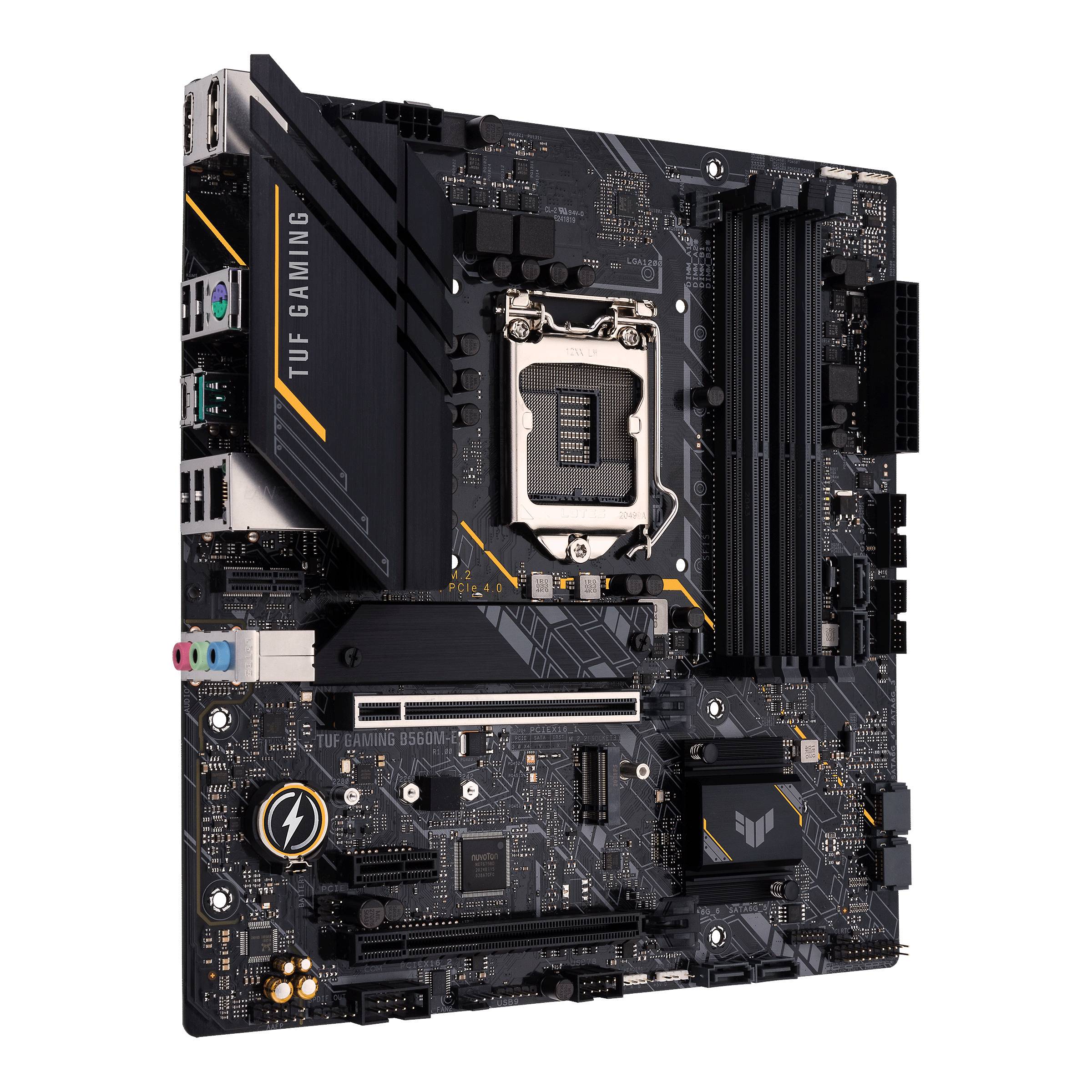 Rca Informatique - image du produit : TUF GAMING B560M-E//LGA1200 B560 PCIE 4.0 USB3.2 MB