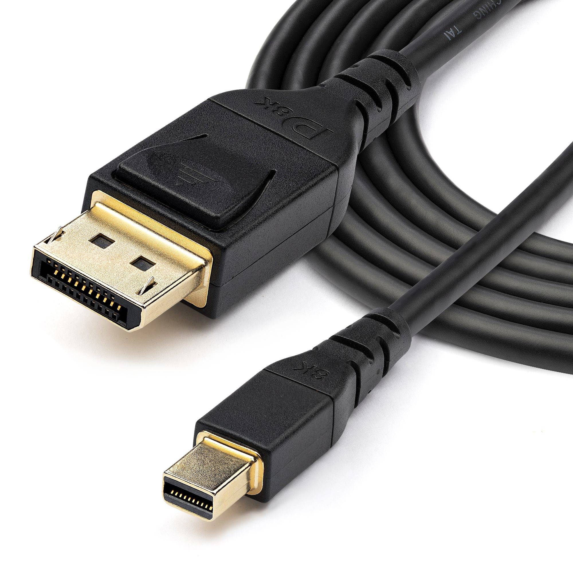 Rca Informatique - image du produit : 1M MINI DP TO DISPLAYPORT 1.4 - 8K 60HZ VESA CERTIFIED CABLE