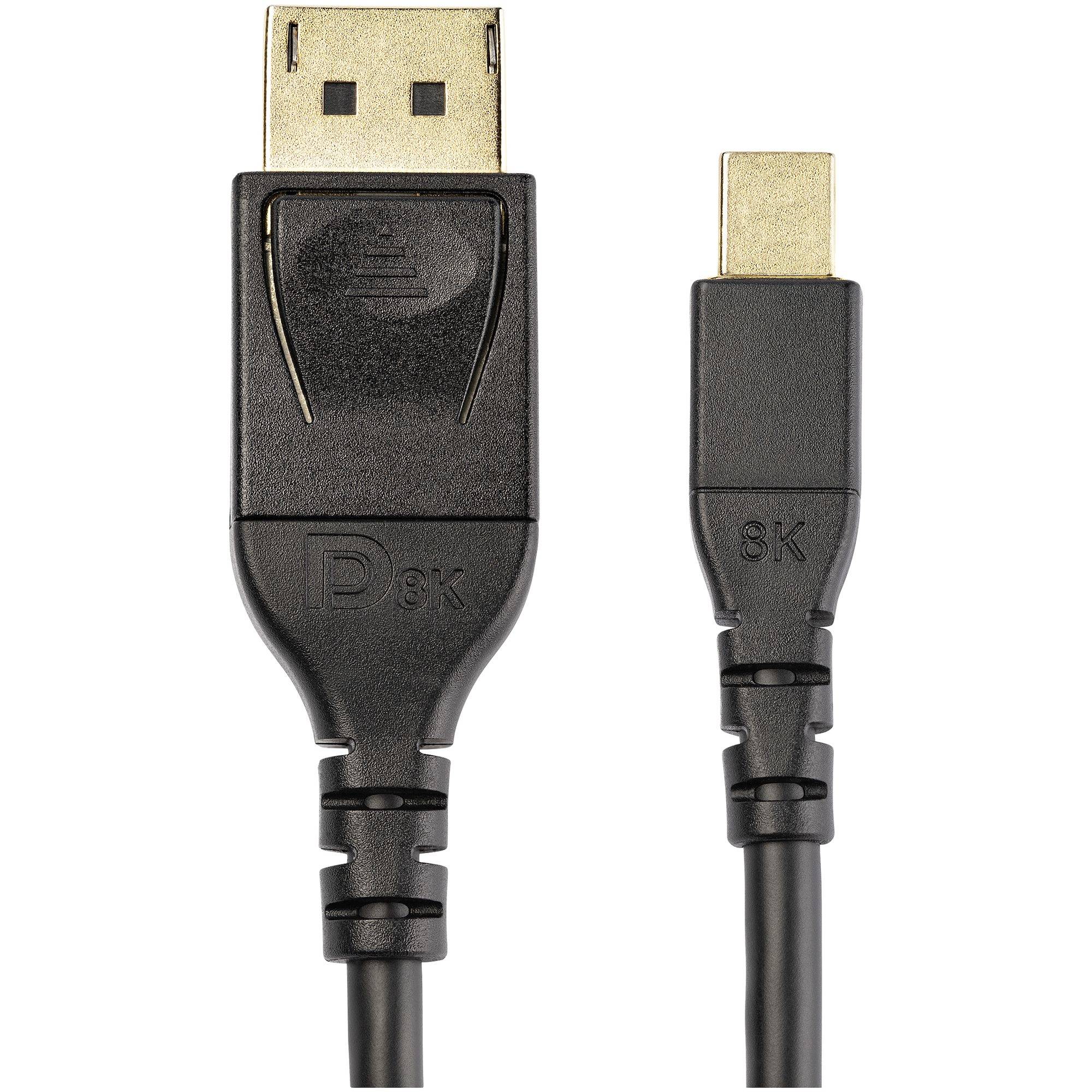 Rca Informatique - image du produit : 1M MINI DP TO DISPLAYPORT 1.4 - 8K 60HZ VESA CERTIFIED CABLE