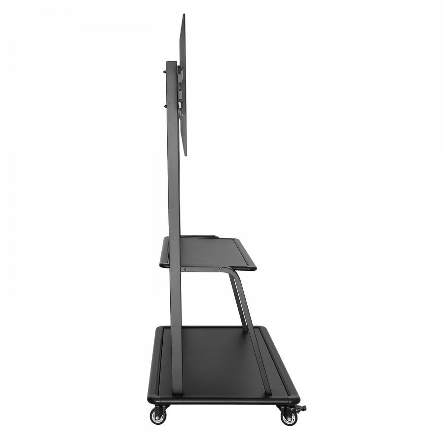 Rca Informatique - image du produit : HEAVY DUTY TV CART TROLLEY SUPPORT 60 IN TO 105IN DISPLAYS