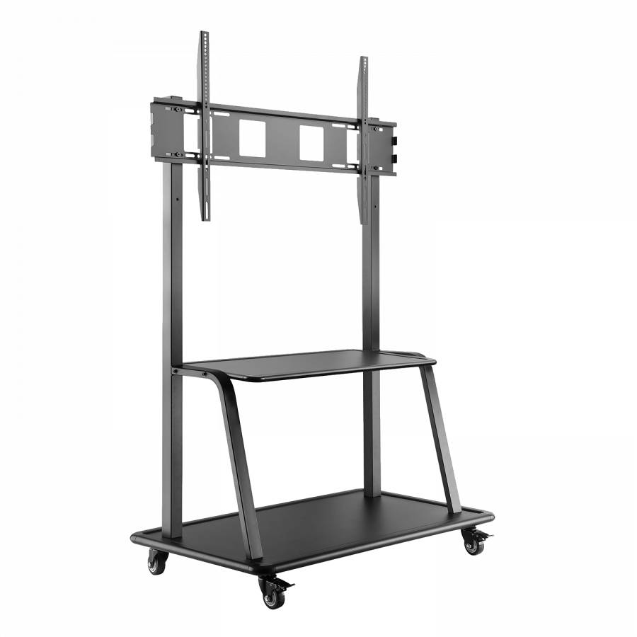 Rca Informatique - Image du produit : HEAVY DUTY TV CART TROLLEY SUPPORT 60 IN TO 105IN DISPLAYS