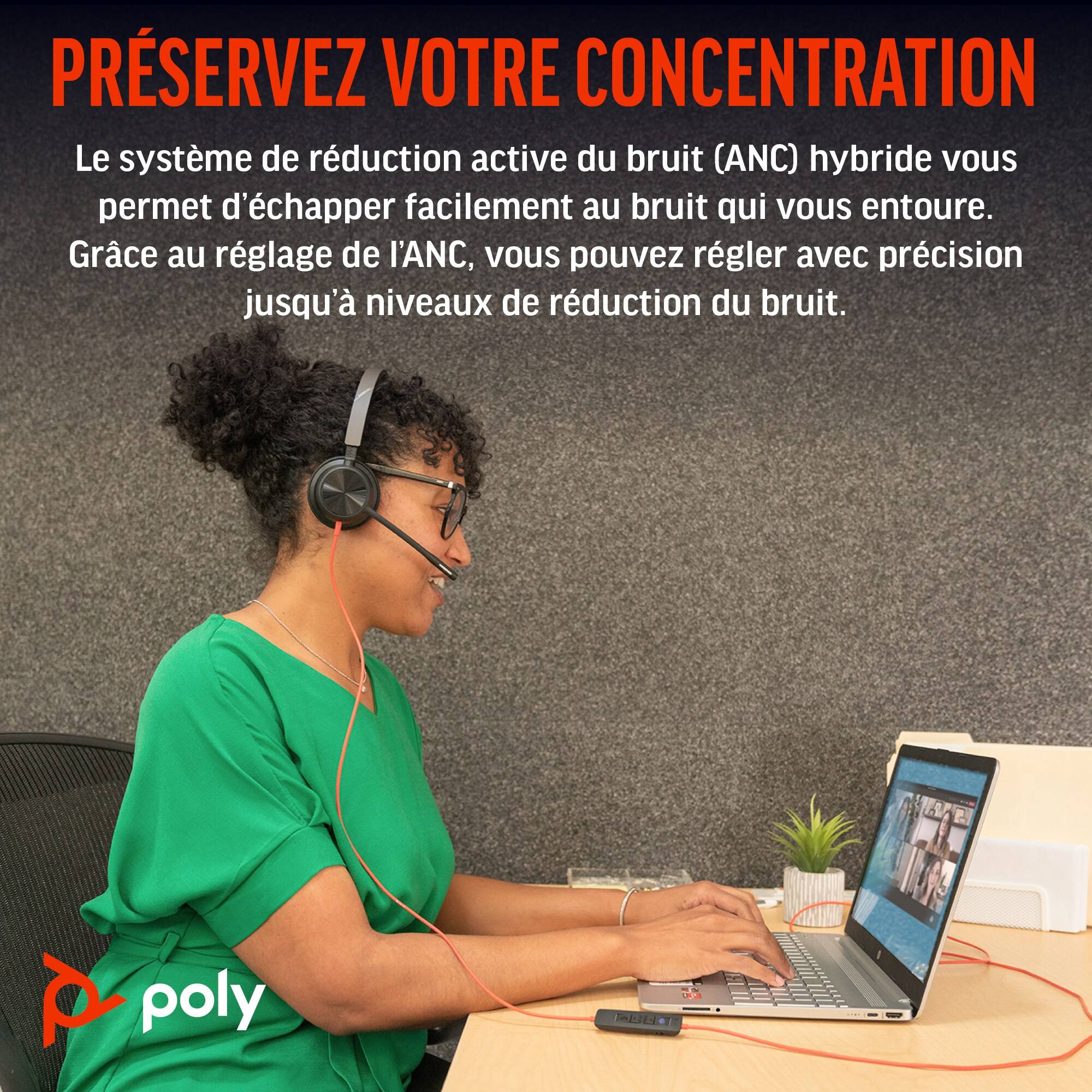 Rca Informatique - image du produit : POLY BW 8225 STEREO -M USB-C HS +USB-C/A