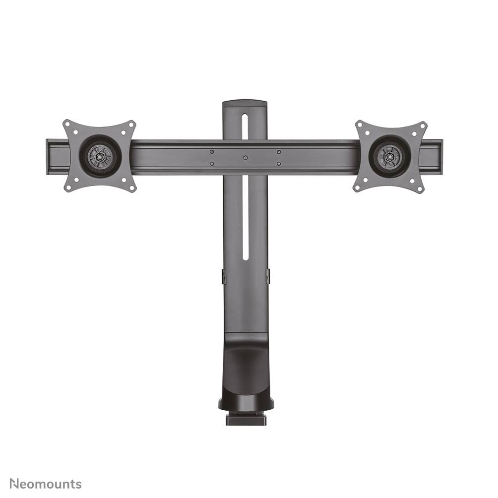 Rca Informatique - image du produit : DESK MOUNT DUAL 19-27IN BLACK CLAMP/GROMMET 75X75TO100X100