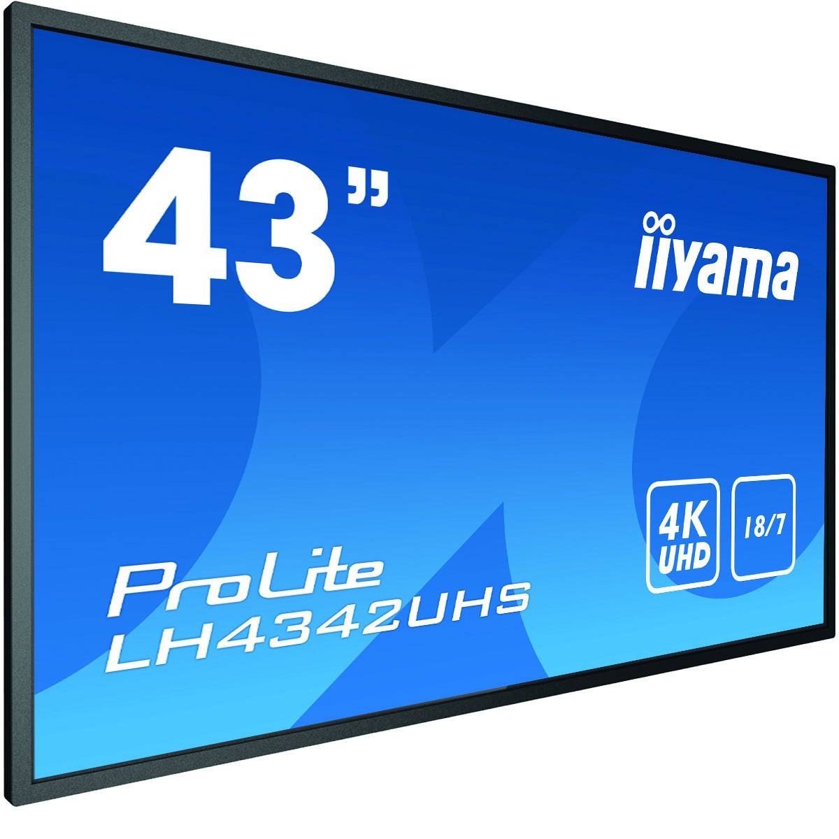 Rca Informatique - image du produit : 43 IN 3840X2160 4K UHD IPS PANEL LANDSCAPE AND PORTRAIT (DI