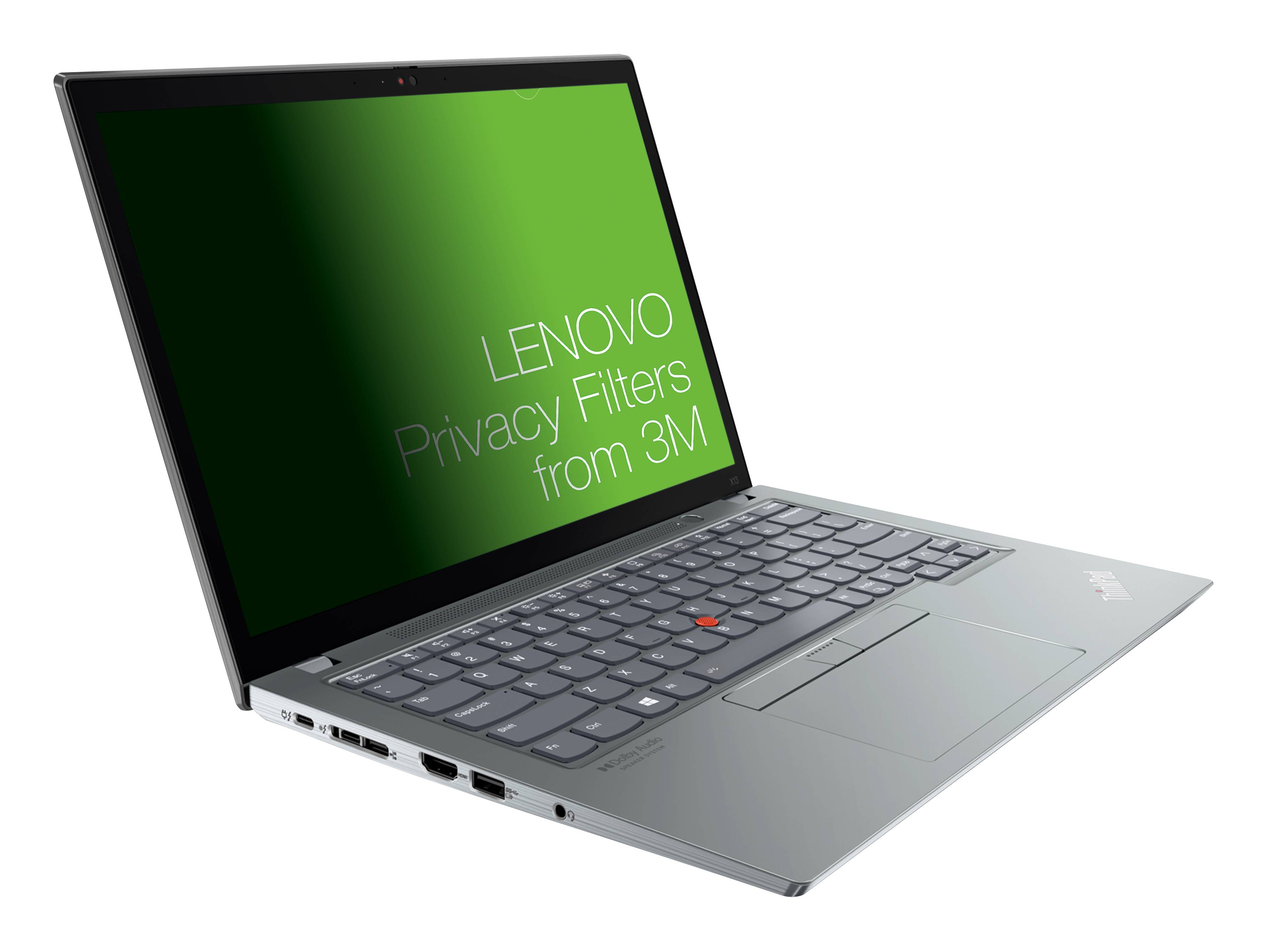 Rca Informatique - image du produit : LENOVO 13.3 INCH PRIVACY FILTER FOR X13 GEN2 WITH COMPLY ATTACHM