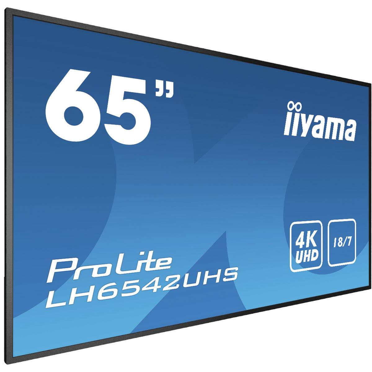 Rca Informatique - image du produit : 64.5IN LED 16:9 LH6542UHS-B3 3840X2160 1200:1 9MS VGA/HDMI/US