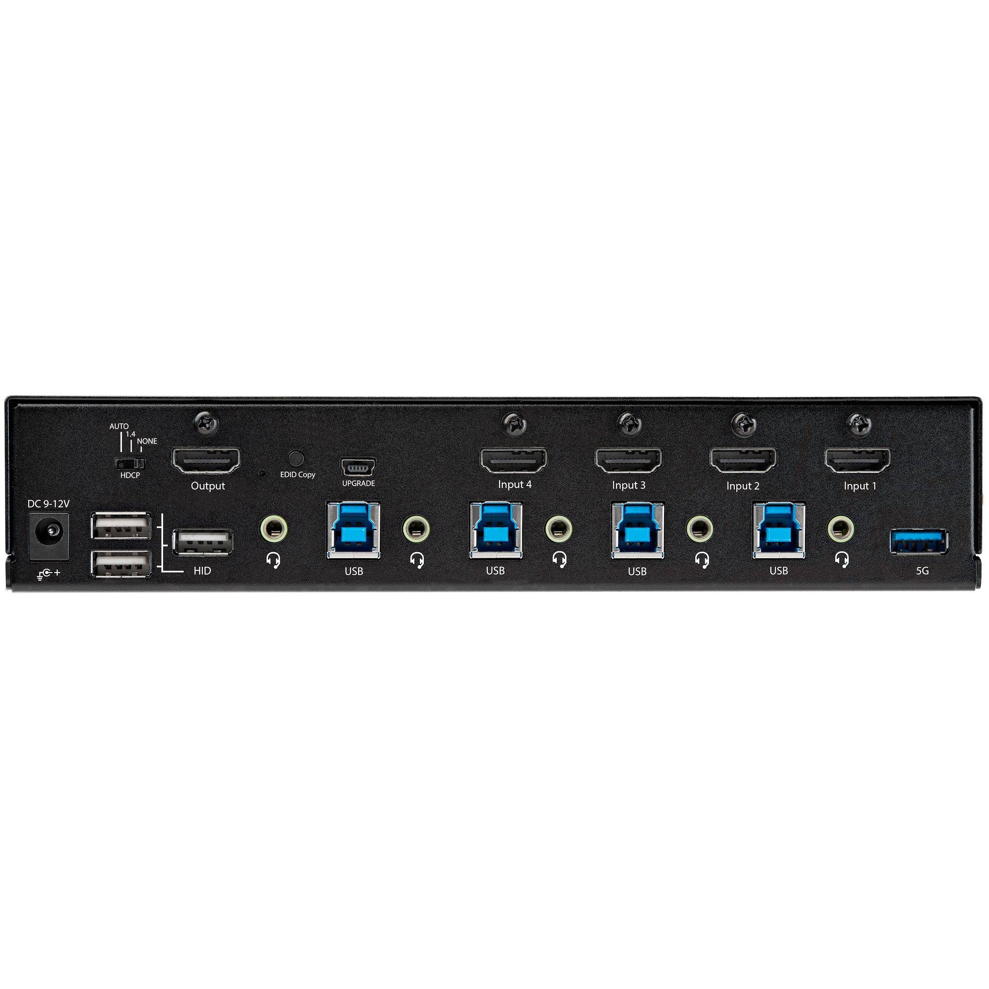 Rca Informatique - image du produit : 4 PT HDMI KVM SWITCH 4K 60HZ ULTRA HD