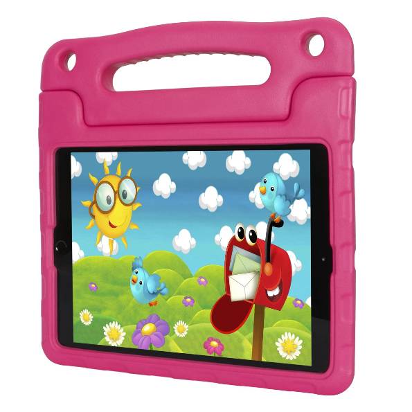 Rca Informatique - image du produit : TARGUS SAFEPORT KIDS PINK EDITION ANTI MICROBIAL FOR IPAD