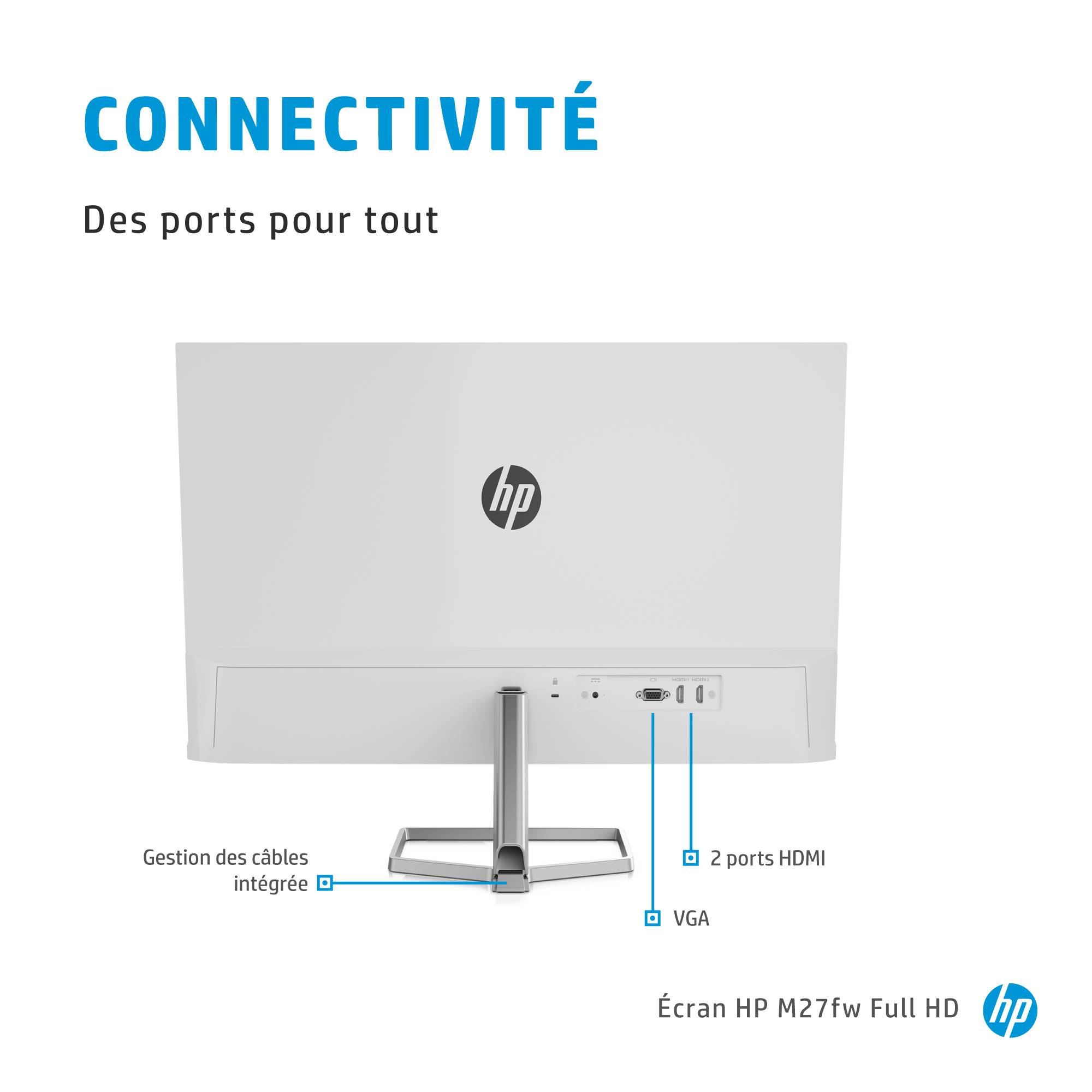 Rca Informatique - image du produit : HP M27FW DISPLAY IPS LED AG 1920 X 1080 AMD FREESYNC