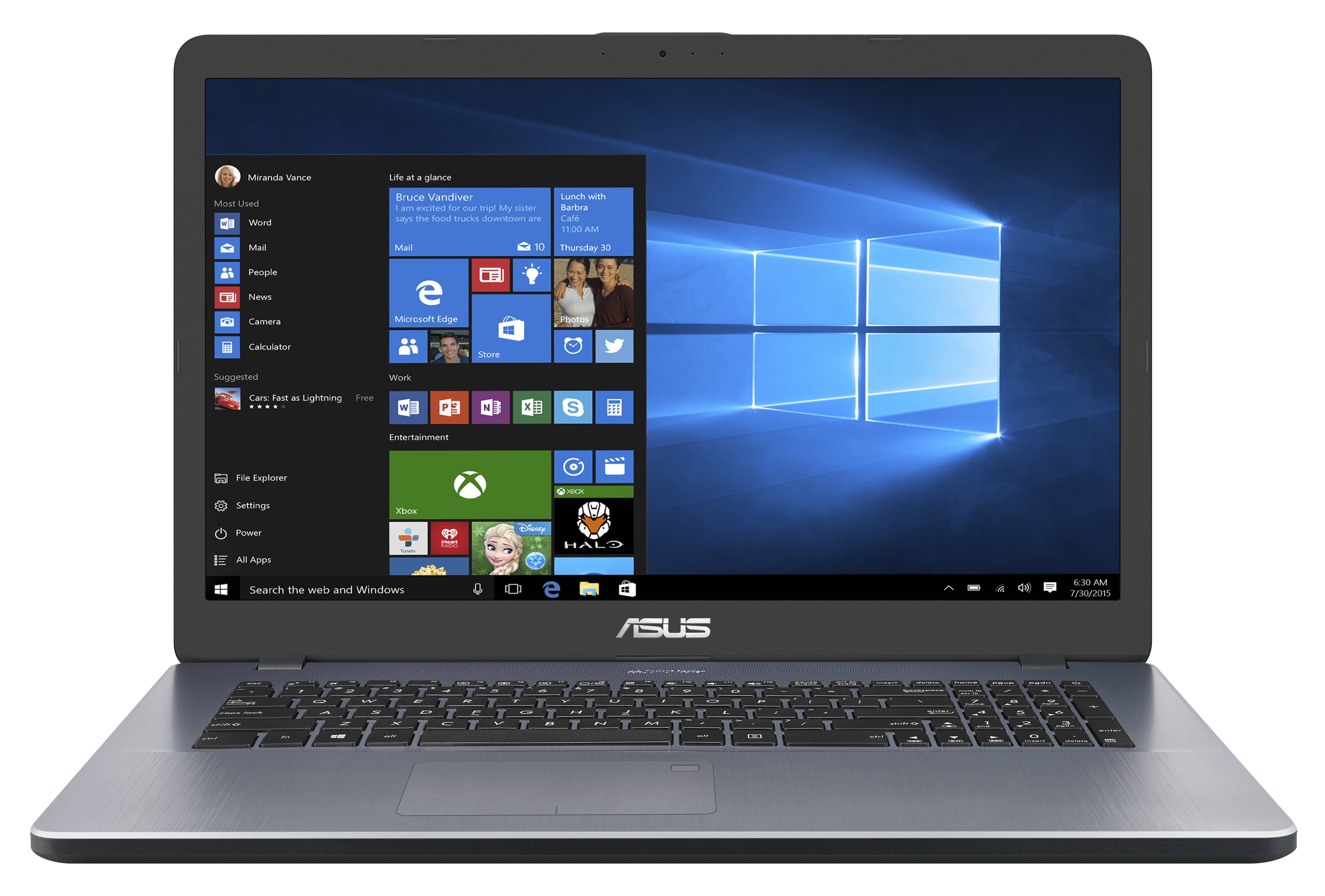 Rca Informatique - Image du produit : VIVOBOOK 17 PENT N5030 256GB 4GB 17.3IN NOOD W10H