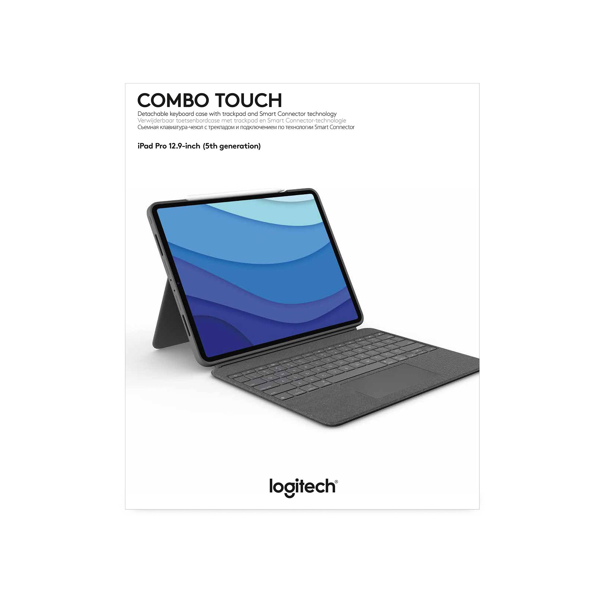 Rca Informatique - image du produit : COMBO TOUCH F. IPADPRO 12.9INCH 5TH GEN. - GREY - US - INTNL