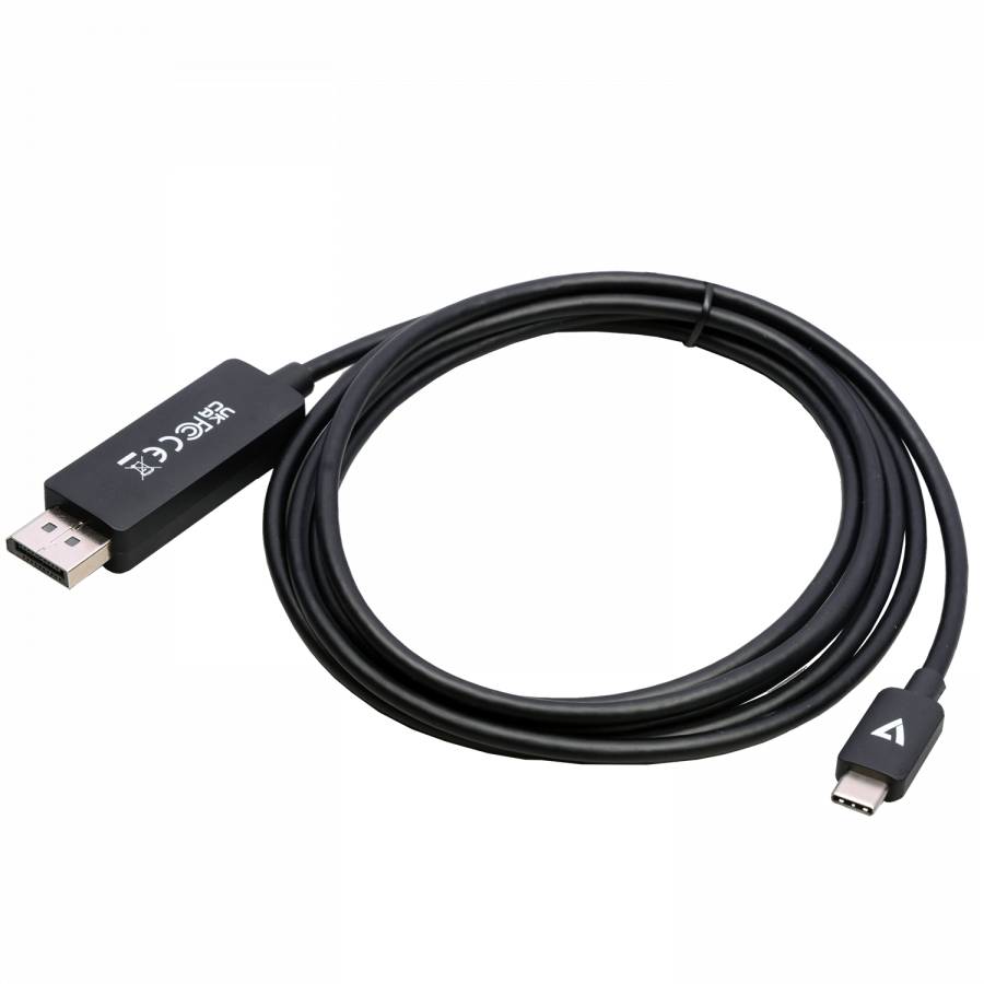 Rca Informatique - image du produit : USB-C TO DP 1.4 CABLE 2M 6.6FT 32.4GBPS 8K 30HZ/4K 60HZ UHD ADP