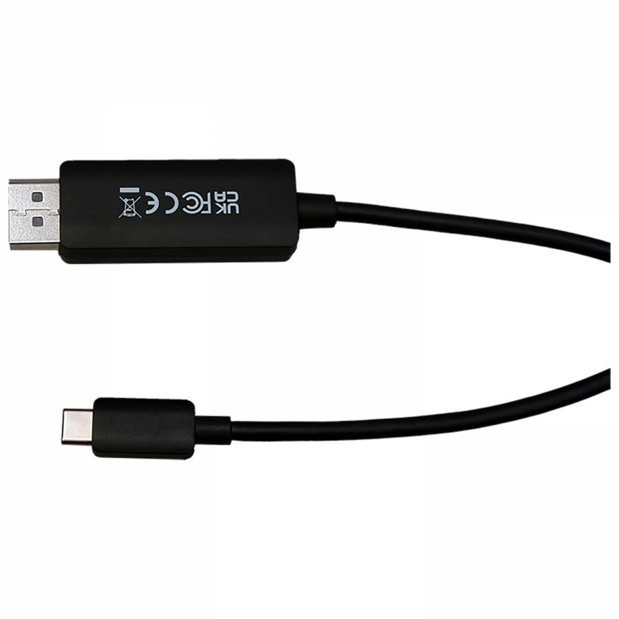 Rca Informatique - image du produit : USB-C TO DP 1.4 CABLE 2M 6.6FT 32.4GBPS 8K 30HZ/4K 60HZ UHD ADP