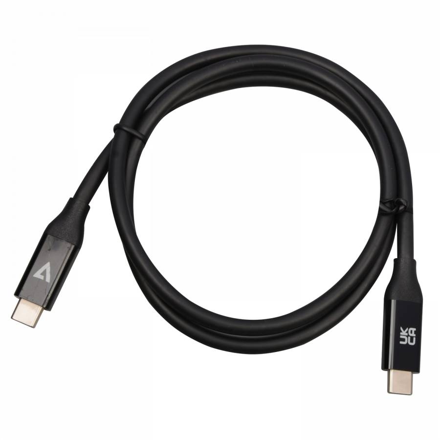 Rca Informatique - image du produit : USB-C USB4 CABLE 0.8M 2.6FT VIDEO DATA PWR 4K 60HZ 40GBPS 5A