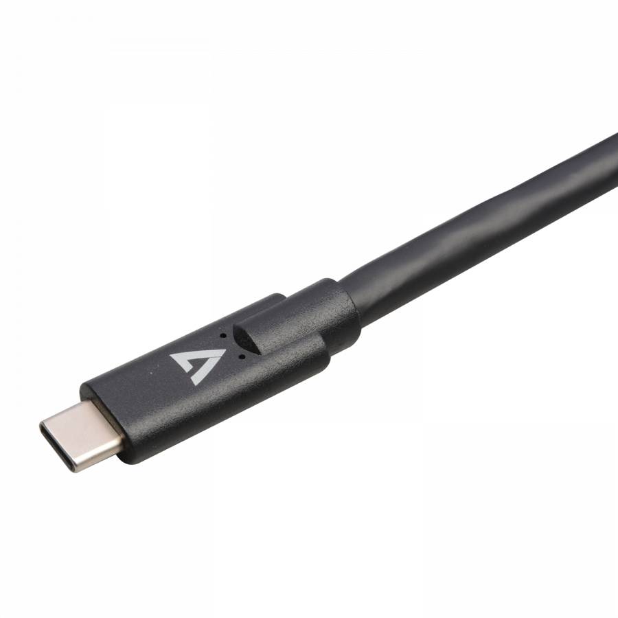 Rca Informatique - image du produit : USB-C 3.2 GEN2 CABLE 2M BLACK VIDEO DATA PWR 4K 60HZ 10GBPS 3A