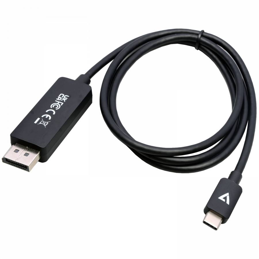 Rca Informatique - image du produit : USB-C TO DP 1.4 CABLE 1M 3.3FT 32.4GBPS 8K 30HZ/4K 60HZ UHD ADP