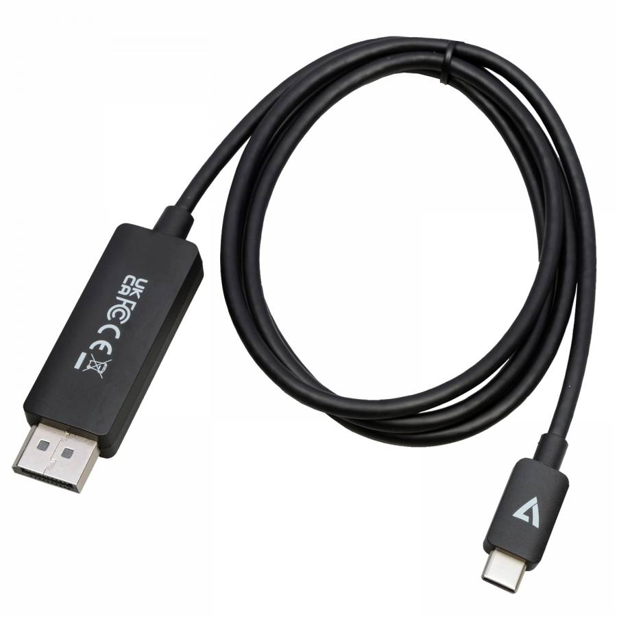 Rca Informatique - image du produit : USB-C TO DP 1.4 CABLE 1M 3.3FT 32.4GBPS 8K 30HZ/4K 60HZ UHD ADP