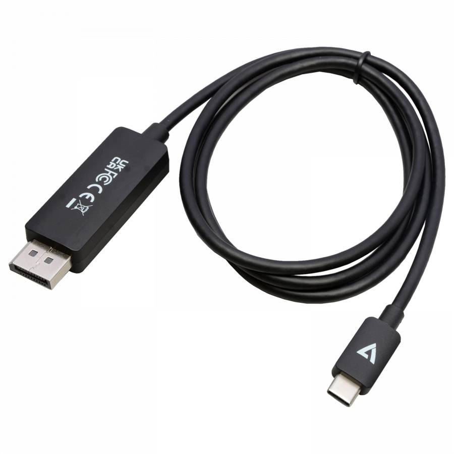 Rca Informatique - image du produit : USB-C TO DP 1.4 CABLE 1M 3.3FT 32.4GBPS 8K 30HZ/4K 60HZ UHD ADP