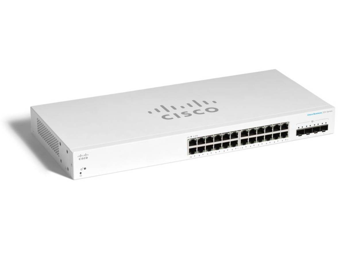 Rca Informatique - Image du produit : CBS220 SMART 24-PORT GE 4X10G SFP+