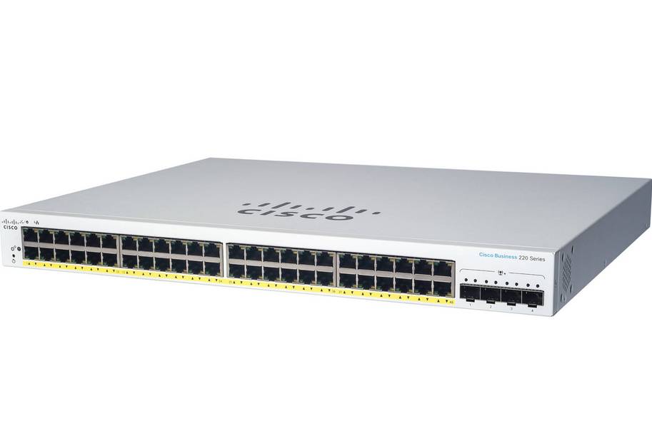 Rca Informatique - Image du produit : CBS220 SMART 24-PORT GE POE 4X10G SFP+