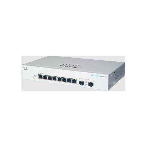 Rca Informatique - Image du produit : CBS220 SMART 8-PORT GE EXT PS 2X1G SFP